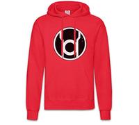 Urban Backwoods The Big Red Lantern Logo Hoodie Sweats à Capuche Sweat-Shirt Rouge Taille XL