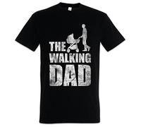 Urban Backwoods The Walking Dad Hommes T-Shirt Noir Taille S