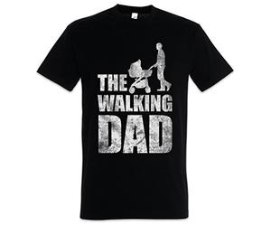 Urban Backwoods The Walking Dad Hommes T-Shirt Noir Taille S