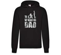 Urban Backwoods The Walking Dad Hoodie Sweats à Capuche Sweat-Shirt Noir Taille L