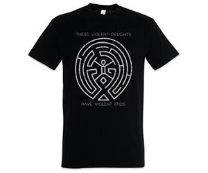 Urban Backwoods These Violent Delights Hommes T-Shirt Noir Taille M