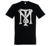 Urban Backwoods Tony Montana TM Logo Hommes T-Shirt Noir Taille XL