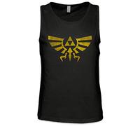 Urban Backwoods Triforce Vintage Logo Homme Men Tank Top Débardeur Vest Noir Taille M
