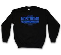Urban Backwoods USCSS Nostromo I Sweatshirt Pullover Sweater Pull Noir Taille XL