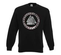 Urban Backwoods Valknut Runes Sweatshirt Pullover Sweater Pull