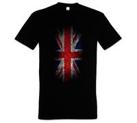 Urban Backwoods Vintage UK Union Jack Flag Hommes T-Shirt