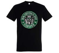 Urban Backwoods Walter Sobchak Coffee Hommes T-Shirt Noir Taille 2XL
