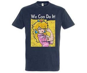 Urban Backwoods We Can Do It Princess Hommes T-Shirt Bleu Taille 2XL