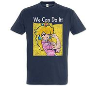 Urban Backwoods We Can Do It Princess Hommes T-Shirt Bleu Taille M