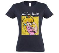 Urban Backwoods We Can Do It Princess Women Femme T-Shirt Bleu Taille L