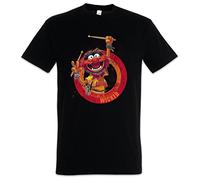 Urban Backwoods Wicked Drummer Hommes T-Shirt Noir Taille S