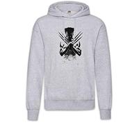 Urban Backwoods Wolverine Shadow Warrior Hoodie Sweats à Capuche Sweat-Shirt De Manga Gris Taille M