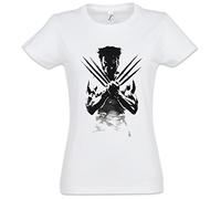 Urban Backwoods Wolverine Shadow Warrior Women Femme T-Shirt Blanche Taille M