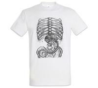 Urban Backwoods Xenomorph Alien II Hommes T-Shirt Blanche Taille XL