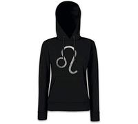 Urban Backwoods Zodiac Sign Leo Femme Hoodie Sweats à Capuche Sweat-Shirt Noir Taille M