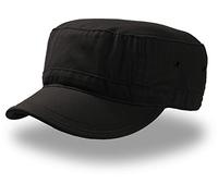 Urban Basic Casquette Army Havanna Coton Cuba Boucle en métal Small noir