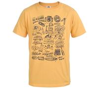 Urban Beach Luca Crew Neck T-Shirt Homme, Jaune, Petit
