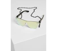 Urban Classics 103 Chain Lunettes de soleil noir/miroir doré - UNI