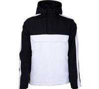 Urban Classics 3-tone Padded Pull Over Hooded Jacket Wht/blk/blk Taille: L | Vestes légères Outlet | Unisex