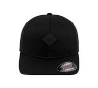 Urban Classics Accessoires Synthetic Leatherpatch Flexfit Cap blk/blk, S/M