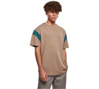 Urban Classics Active Tee T-Shirt, Dark Kaki/Teal, XL Homme