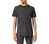 Urban Classics Allover Logo Tee T-Shirt, Noir (Black 00007), 4XL Homme