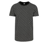 Urban Classics Allover Logo Tee T-Shirt, Noir (Black 00007), 4XL Homme