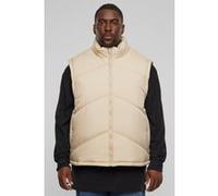 Urban Classics Gilet 'Arrow' beige clair, Taille XXL
