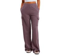 Pantalon de jogging baggy femme Urban Classics Light Terry Violet XL