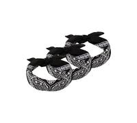 Urban Classics Bandana 3-Pack Chapeau Bibi, Noir, Taille Unique Mixte