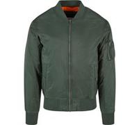 Urban Classics Basic Bomber Jacket Olive Taille: L | Blousons d'aviateurs Outlet | Homme | Vert