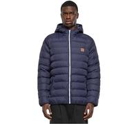 Urban Classics Basic Bubble Jacket Homme, Bleu (Navy/White/Navy 496), L