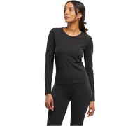 Urban Classics Basic Super Slim - Haut Manches Longues Femme T-Shirt Manches Longues Noir S