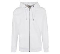 Urban Classics Basic Terry Sweat à Capuche zippé pour Homme, Blanc, L Cardigan