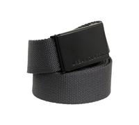 Urban Classics Canvas Belt Ceinture, Anthracite/Noir, Taille Unique Mixte