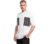 Urban Classics Big Double Pocket Tee T-Shirt, Blanc/Asphalte, M Homme