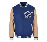 Urban Classics Big U College Jacket Veste, Bleu sidéral, XL Homme