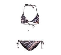 Urban Classics Bikini tie-dye Vintageblue/Papaya Femme Taille S