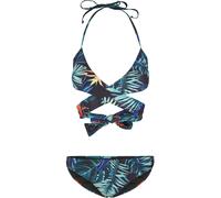 Urban Classics Bikini bleu / pétrole / vert pastel / orange foncé / noir, Taille S