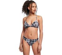 Urban Classics Bikini Dos Triangle Tie Dye Femme Bikini Noir/Blanc M 85% Polyamide, 15% Élasthanne