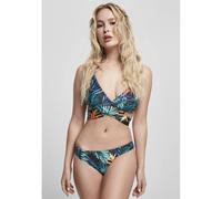 Urban Classics Draped Pattern Bikini Noir S Femme