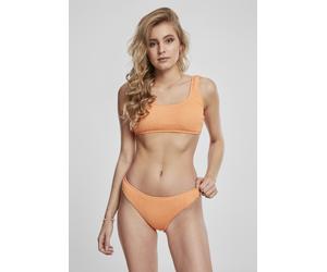 Urban Classics Bikini Ladies Tanktop Crinkle Bikini Papaya XS