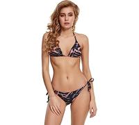 Urban Classics Ladies Tie Dye Bikini Vintageblue/papaya Taille: XS | Bikinis Outlet | Femme | Bleu