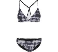 Urban Classics Tie Dye Triangle Back Bikini Noir M Femme