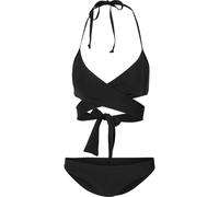 Urban Classics Maillot de bain 2 pièces Femme – Haut noué raffiné – Tailles XS–XL – Noir – XS
