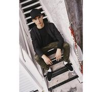 Urban Classics Veste bomber légère Homme Noir Taille L