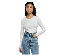 Body Ã manches longues femme Urban Classics Stretch Jersey Blanc 3XL