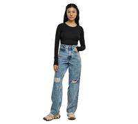 Urban Classics Body femme en jersey stretch, manches longues, noir S