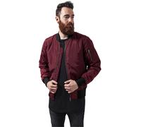 Urban Classics Bomber Jacket 2-Tone Bomber Jacket Burgundy/Black 5XL