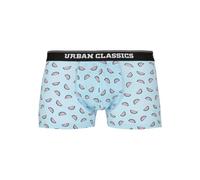 Urban Classics Boxer Shorts 3-Pack Caleçon Boxeur, Melon AOP+ch blk, 4XL (Lot de 3) Homme